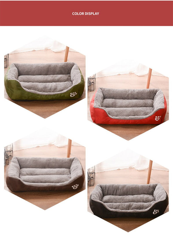 Pet Dog Bed Waterproof Cat House Puppy Kennel Super Soft Fleece Sofa Winter Warm Pet Nest Mat for Dog Cat Pets Sleeping Supplies | Vimost Shop.