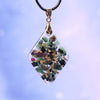 Orgonite Pendant Handmade Custom  Epidote Natural Crystal Energy Converter Reiki Charm Pendant Jewelry For Women | Vimost Shop.