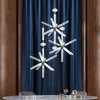 Modern Luxury LED Pendant Lights Snowflake Glass Lamps Designer Decoration Restaurant Bar Stair Lighting AC110-240V
