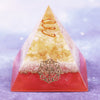 Healing Crystal Orgone Pyramid With Copper Wire  Energy Generator For Emf Protection Mediation Home Office Decor | Vimost Shop.