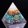 Reiki Orgonite Pyramid Orgon Energy Crystals With Aluminium Scrap Tower Chakra Decorations Resin Decorative Craft Jewelry | Vimost Shop.