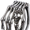 Skull Skeleton Hand Bracelet Bangle Biker Gothic Jewelry Gifts Women Her Girlfriend Antique Silver Color D08 | Vimost Shop.