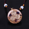 REIKI Orgonite Pendant Natural Amethyst Sweater Chain Men And Women Necklace Bring Lucky Healing Jewelry | Vimost Shop.