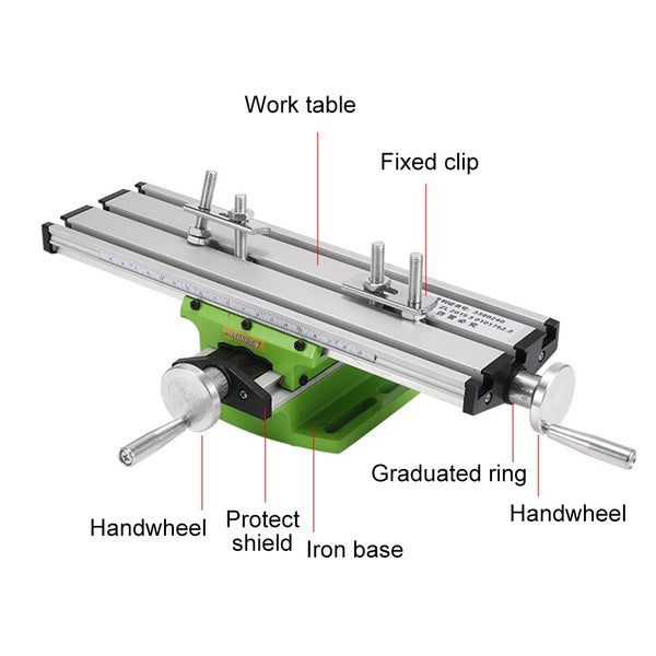 Mini Multi-function Milling Machine Plate Woodworking Machine Precision Milling Machine Bench Drill Vise Fixture Work Table | Vimost Shop.
