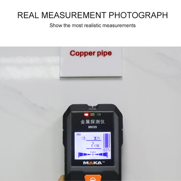 LCD Backlight Display Infrared Metal Detector Metal Objects Steel Wire Copper Tube Finder Depth Tracker Wall Scanner | Vimost Shop.