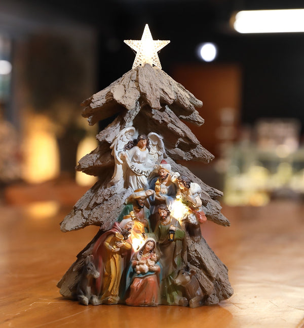 Home Decor Nativity Set Catholic Figurine Christmas Gift Holy Family Statue Jesus Mary Joseph Ornament