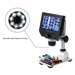 0-600X Digital Microscope LED Magnifier for Mobile Phone Maintenance QC/Industrial/Collection Inspection  LCD 3.6MP | Vimost Shop.