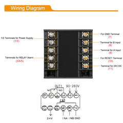 Multi-functional Intelligent 90-260V AC/DC Preset 4 Digital Counter Length Counter Length Meter Relay Output PNP NPN | Vimost Shop.