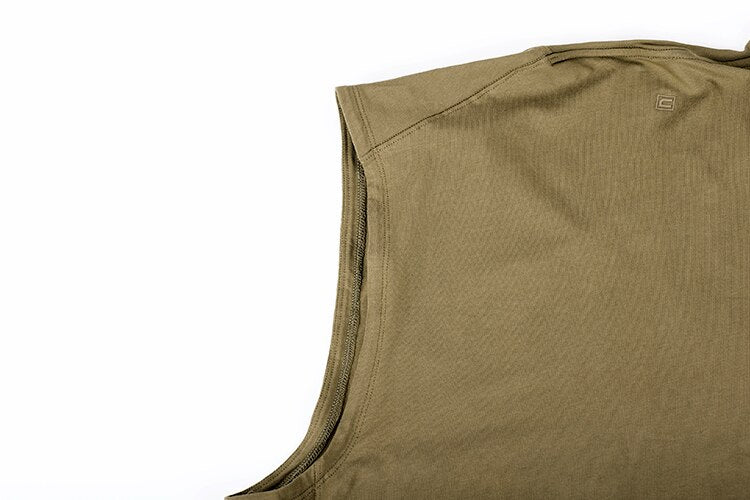 Men's Moisture-wicking Sleeveless Shirts Muscle Tank Lightweight Pima Cotton Workout Tank Tops