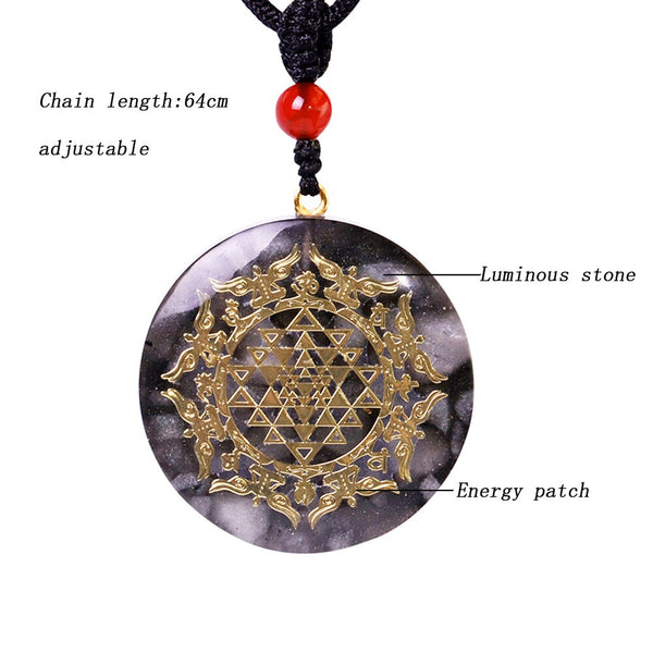 Orgonite Pendant Orgone Crystal Necklace Emf Protection Jewelry Necklace Meditation Jewelry | Vimost Shop.