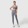 2/3/5PCS Seamless Women Yoga Set Workout Sportswear Gym Clothing Fitness Long Sleeve Crop Top High Waist Leggings Sports Suits - Vimost Shop