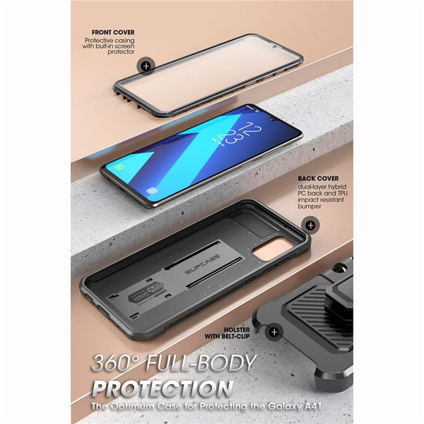 Samsung Galaxy A41 Case (2020 Release) UB Pro Full-Body Rugged Holster Case Cover with Built-in Screen Protector | Vimost Shop.