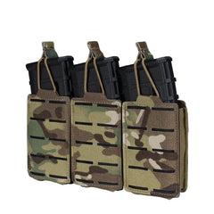 Tactical LSR 556 Mag Pouch Triple Mag Carrier MOLLE Pouch Laser Cut Military Airsoft  3567
