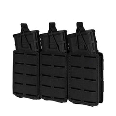 Tactical LSR 556 Mag Pouch Triple Mag Carrier MOLLE Pouch Laser Cut Military Airsoft  3567