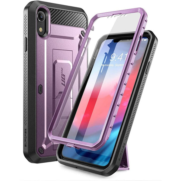 iPhone XR Case 6.1 inch UB Pro Full-Body Rugged Holster Phone Case Cover with Built-in Screen Protector & Kickstand | Vimost Shop.