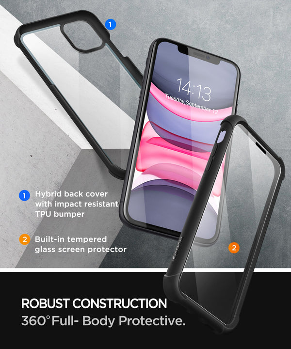 Epoch Series Case For iPhone 11 Case Full-Body Drop Protection Shockproof Phone Case Cover with Built-in Screen Protector | Vimost Shop.