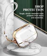 Earphone Case For Airpods Pro Case 360 Degree Protective Marble Case Cover Compatible with Apple AirPods Pro (2019) | Vimost Shop.