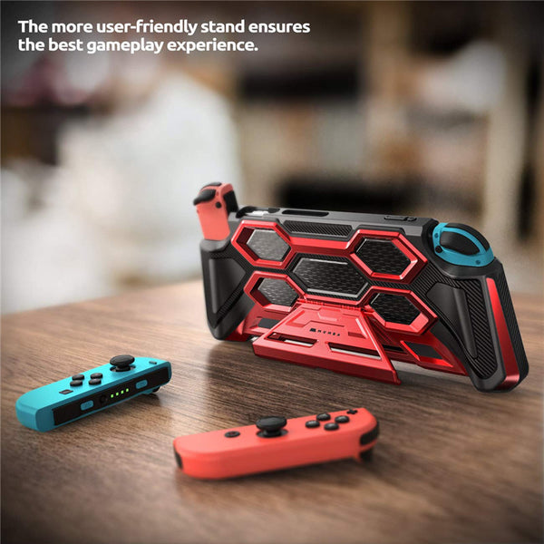 For Nintendo Switch Case MUMBA Battle Series Heavy Duty Grip Cover For Nintendo Switch Console with Comfort Padded Hand Grips | Vimost Shop.