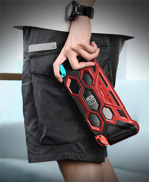 For Nintendo Switch Case MUMBA Battle Series Heavy Duty Grip Cover For Nintendo Switch Console with Comfort Padded Hand Grips | Vimost Shop.