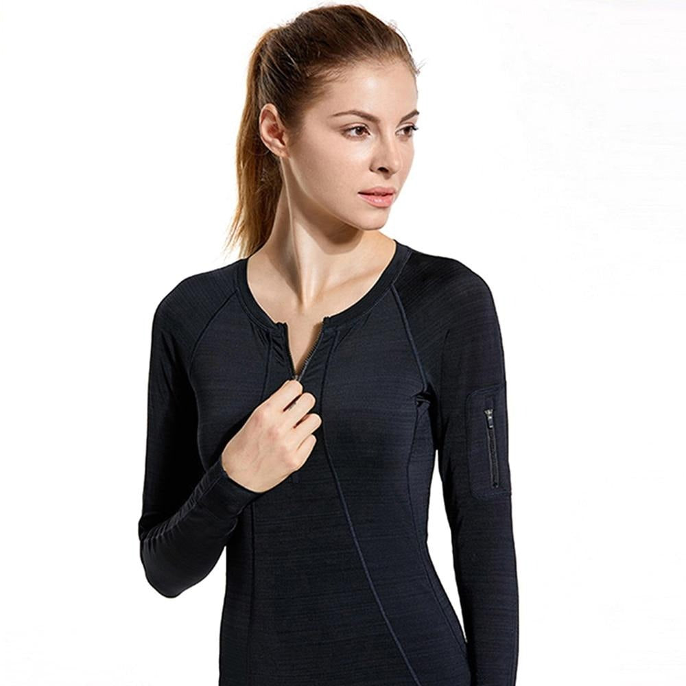 Women Active Long Sleeve Top Workout Shirts Sports Tops Gym Sports Top