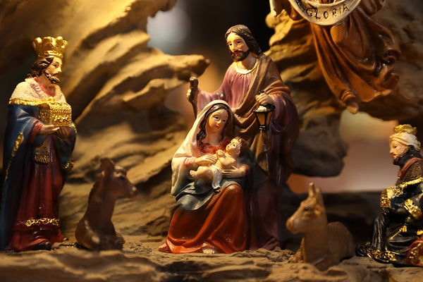 Home Decoration Nativity Scene SET Holy Family Statue Christ Jesus Mary Joseph Figure Catholic Figurine Christmas Gift