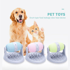 Interactive Tumbler Cat Toys Funny Pet Cylindrical Roller Leakage Food Container Cat Slow Leaking Food Puppy IQ Training Toys | Vimost Shop.