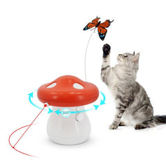 Smart Interactive Cat Toy Automatic Rotating Mode Toy Cats Funny Pet Game Electronic Cat Toy butterfly Feather Toys Kitty | Vimost Shop.