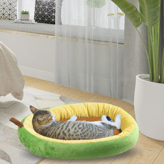 Pet Cat House for Dog Mat Warm Bed Small cats Beds Nest for Dogs Avocado Shape Sleeping Bags Comfortable Kennel Sofa | Vimost Shop.