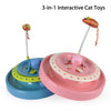 Pet Cat Toys Turntable Spring Mouse Toy Plastic Cat Funny Crazy Amusement Disk Cat Kitten Teaser Pet Interactive Toys | Vimost Shop.