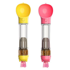 Portable Pet Dog Water Bottle Feeder Bowl Water Food Bottle Pets Outdoor Travel Drinking Dog Bowls Water Bowl for Dogs | Vimost Shop.