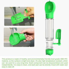 Portable Pet Dog Water Bottle Feeder Bowl Water Food Bottle Pets Outdoor Travel Drinking Dog Bowls Water Bowl for Dogs | Vimost Shop.
