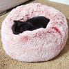 Round Cat Bed Warm Sleeping Cat Nest For Dogs Basket Pet Products Cushion Soft Long Plush Cat Pet Bed Mat Cat House Animals Sofa | Vimost Shop.