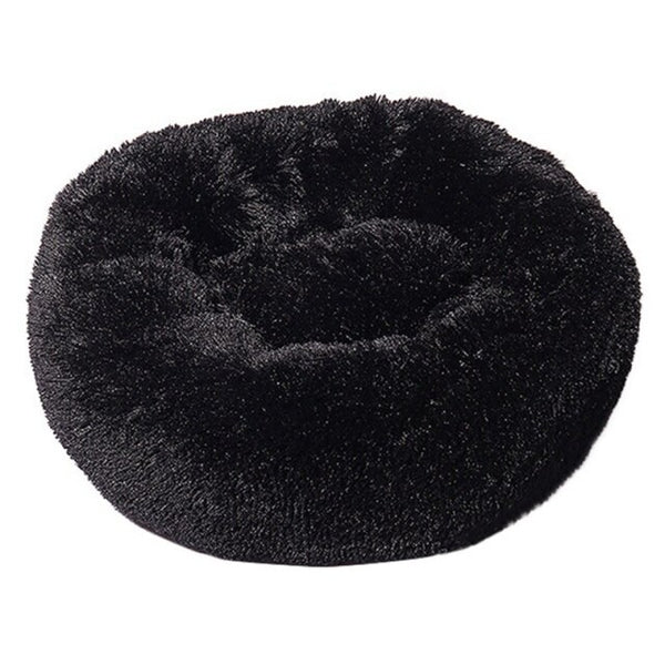 Round Cat Bed Warm Sleeping Cat Nest For Dogs Basket Pet Products Cushion Soft Long Plush Cat Pet Bed Mat Cat House Animals Sofa | Vimost Shop.