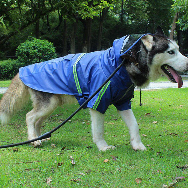 Pet Dog Raincoats Reflective Small Large Dogs Rain Coat Waterproof Jacket Fashion Outdoor Breathable Puppy Clothes 2XL-5XL | Vimost Shop.