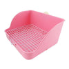 Pet Cat Rabbit Hamster Small Animal Pee Toilet Potty Bowl Corner Clean Litter Trays | Vimost Shop.