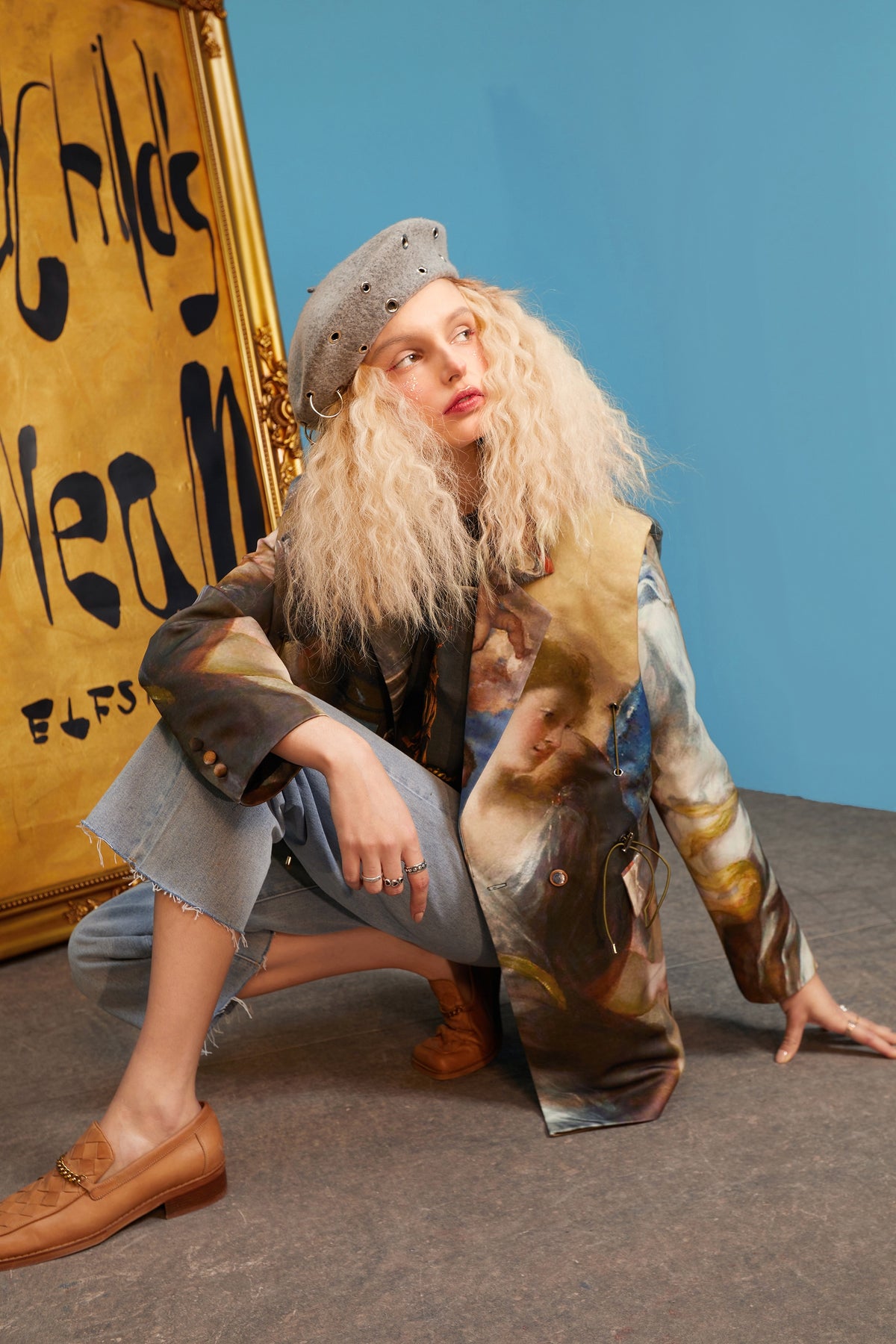Graphic Chic Single Breasted Korean Blazer Women Jacket Spring ELF Causal Feminism Oversize Female Daily Outwears
