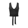 JUST A TIE Lightweight Dance Gym Tank Tops Women V-neck Workout Ballet Vest Crop Tops Soft Nylon Yoga Sleeveless Shirts