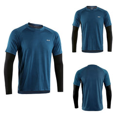 Men Spring Autumn Running Shirts Quick Dry Fit Compression Sport Shirt Long Sleeve Elastic Fitness Gym Clothing