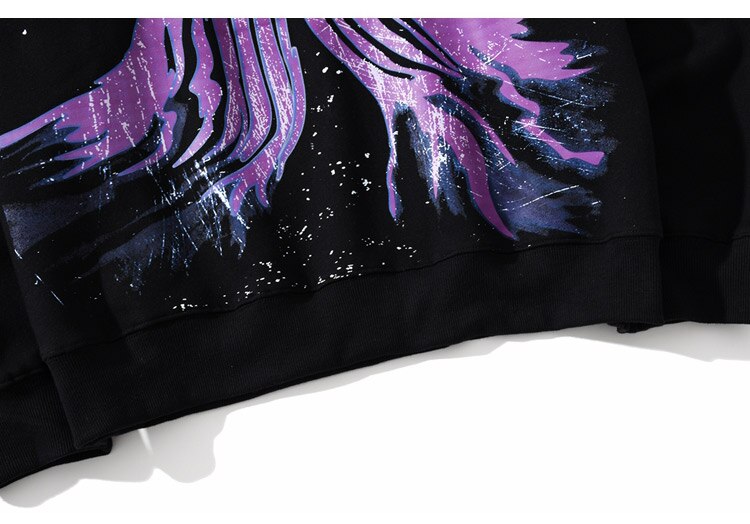 Hoodies Men Hip Hop Graffiti Letter Print Hooded Streetwear Winter Casual Plus Velvet Warm High Street Couple Pullover