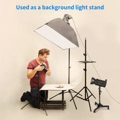 Heavy Duty Light Stand with Caster,0.72m Tripod Stand, Photography Wheeled Base Stand for Photo Sutido Softbox, Monolight | Vimost Shop.