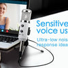 USB Microphone, Plug & Play Condenser Microphone For PC/Computer Podcasting one line meeting self studioRecording