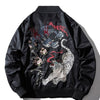 Jackets Men Embroidery Thick Tracksuit Chinese Style Baseball Jackets Fashion Casual Male Zipper Windbreaker Streetwear