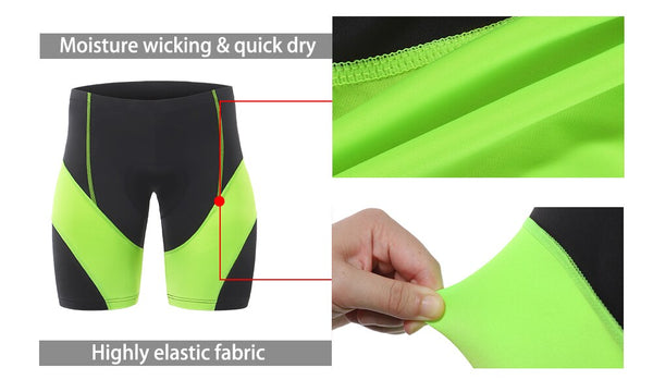 Men Cycling Pad Shorts Shockproof  MTB Mountain Bike Shorts Compression Tights Bicycle Short Pants Quick Dry