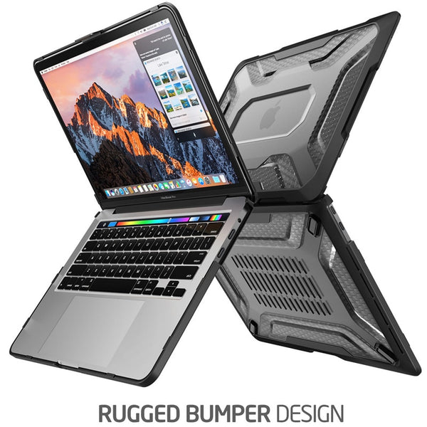For MacBook Pro 13 Case (2020) A2289 A2251 with Retina Display and Touch Bar UB Slim Rubberized TPU Bumper Rugged Cover