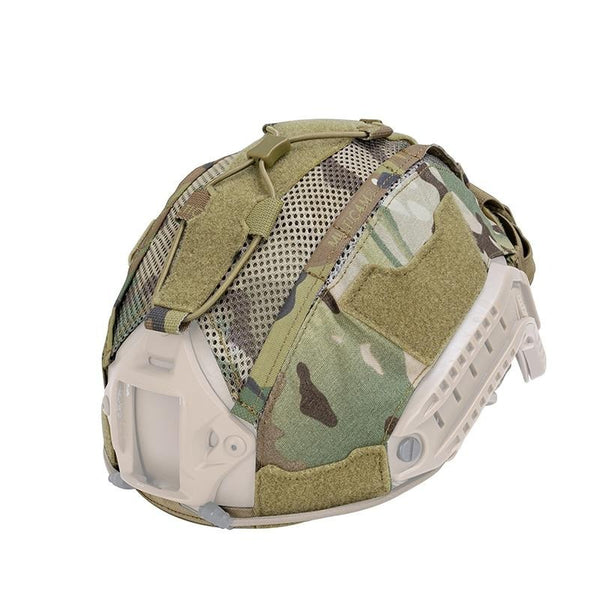 Tactical Helmet Cover For Maritime Helmet with NVG Battery Pouch Hunting 3812