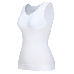 Tank Tops for Women with Built in Bra Shelf Bra Casual Wide Strap Basic Camisole Sleeveless Top Shaper with Removable Bra | Vimost Shop.