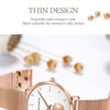 Japan Small Seconds Dial Quartz Movement Fashion Watch Waterproof Simple Women Gold Mesh Belt Top Brand Ladies Watches