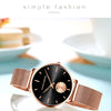 Japan Small Seconds Dial Quartz Movement Fashion Watch Waterproof Simple Women Gold Mesh Belt Top Brand Ladies Watches