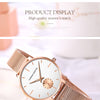 Japan Small Seconds Dial Quartz Movement Fashion Watch Waterproof Simple Women Gold Mesh Belt Top Brand Ladies Watches