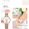 Japan Small Seconds Dial Quartz Movement Fashion Watch Waterproof Simple Women Gold Mesh Belt Top Brand Ladies Watches